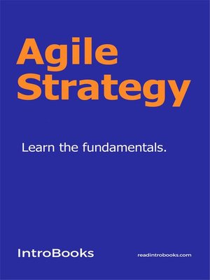 cover image of Agile Strategy